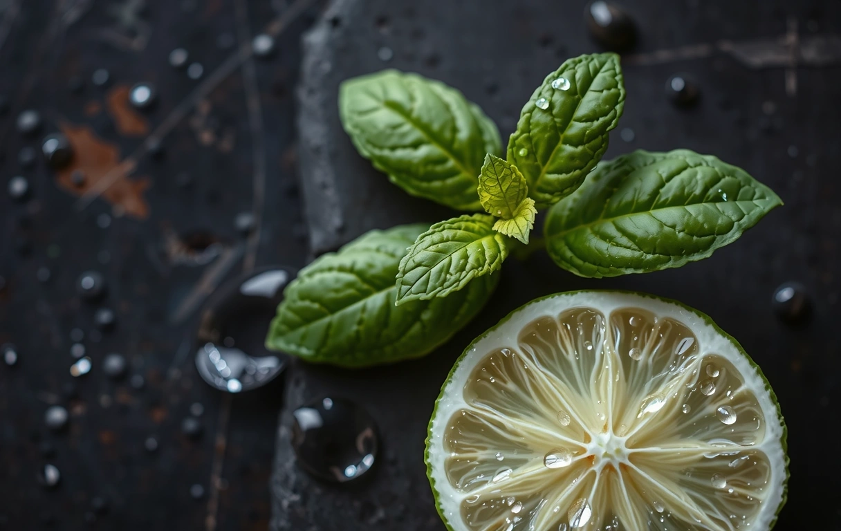 Friss alapanyagok makró képe